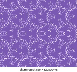 abstract geometric seamless pattern. vector. purple