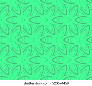 abstract geometric seamless pattern. vector. green