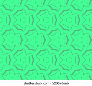 abstract geometric seamless pattern. vector. green