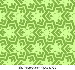 abstract geometric seamless pattern. vector. green