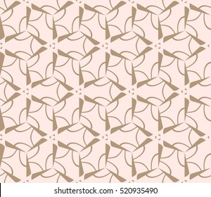 abstract geometric seamless pattern. vector. beige
