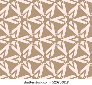 abstract geometric seamless pattern. vector. beige