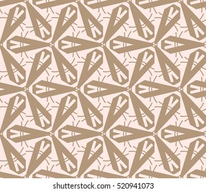 abstract geometric seamless pattern. vector. beige