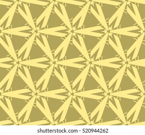 abstract geometric seamless pattern. vector. yellow