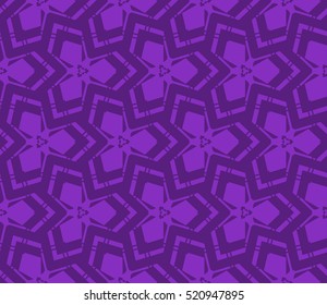 abstract geometric seamless pattern. vector. purple