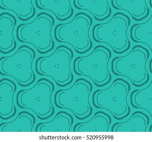 abstract geometric seamless pattern. vector. blue