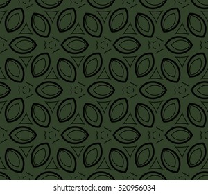 abstract geometric seamless pattern. vector. green