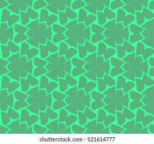 abstract geometric seamless pattern. vector. green