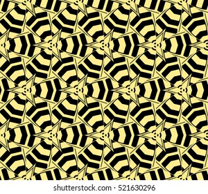 abstract geometric seamless pattern. vector. yellow