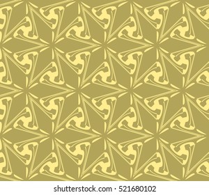 abstract geometric seamless pattern. vector. yellow