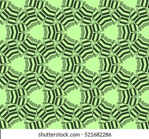 abstract geometric seamless pattern. vector. green
