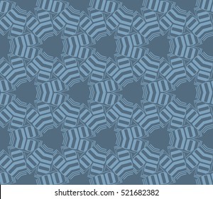abstract geometric seamless pattern. vector. blue