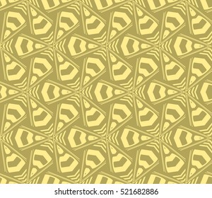 abstract geometric seamless pattern. vector. yellow