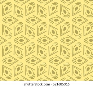 abstract geometric seamless pattern. vector. yellow