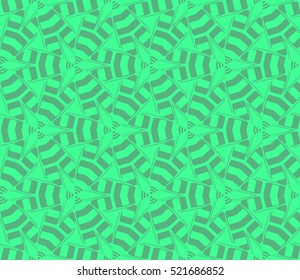 abstract geometric seamless pattern. vector. green