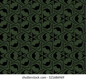 abstract geometric seamless pattern. vector. green