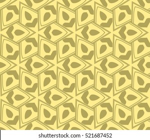 abstract geometric seamless pattern. vector. yellow