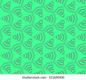 abstract geometric seamless pattern. vector. green