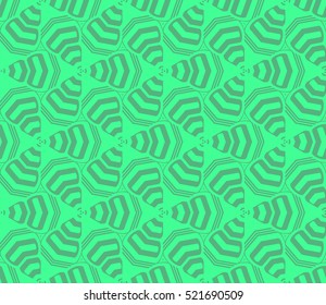 abstract geometric seamless pattern. vector. green