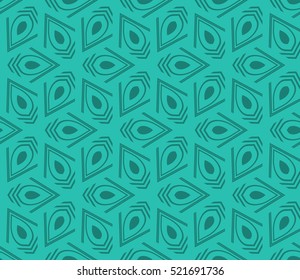 abstract geometric seamless pattern. vector. blue