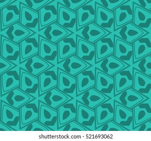 abstract geometric seamless pattern. vector. blue