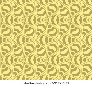 abstract geometric seamless pattern. vector. yellow