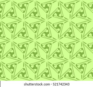 abstract geometric seamless pattern. vector. green
