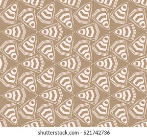 abstract geometric seamless pattern. vector. beige