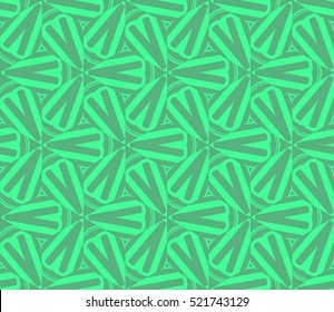 abstract geometric seamless pattern. vector. green