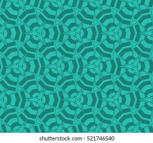 abstract geometric seamless pattern. vector. blue