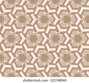 abstract geometric seamless pattern. vector. beige