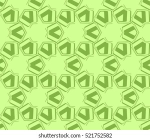 abstract geometric seamless pattern. vector. green