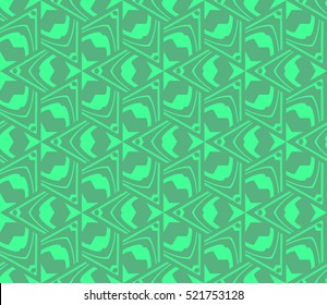 abstract geometric seamless pattern. vector. green
