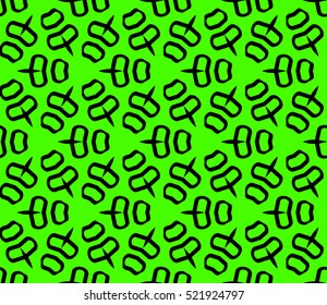 abstract geometric seamless pattern. vector. green