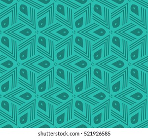 abstract geometric seamless pattern. vector. blue