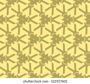 abstract geometric seamless pattern. vector. yellow