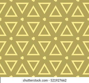abstract geometric seamless pattern. vector. yellow