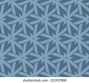 abstract geometric seamless pattern. vector. blue