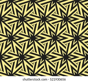 abstract geometric seamless pattern. vector. yellow