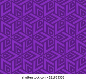 abstract geometric seamless pattern. vector. purple