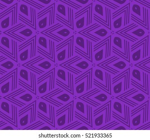 abstract geometric seamless pattern. vector. purple