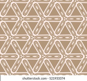 abstract geometric seamless pattern. vector. beige