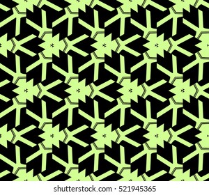 abstract geometric seamless pattern. vector. green