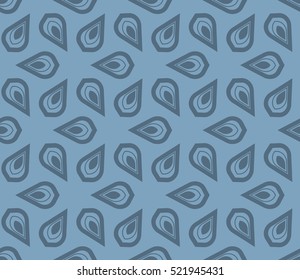 abstract geometric seamless pattern. vector. blue