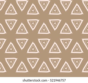 abstract geometric seamless pattern. vector. beige