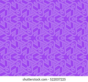 abstract geometric seamless pattern. vector. purple