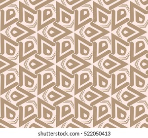 abstract geometric seamless pattern. vector. beige