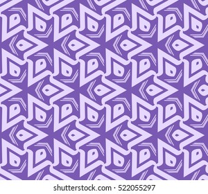 abstract geometric seamless pattern. vector. purple