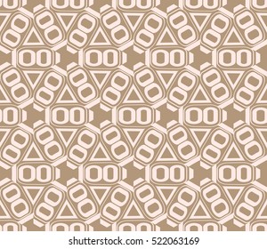 abstract geometric seamless pattern. vector. beige