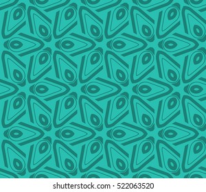 abstract geometric seamless pattern. vector. blue